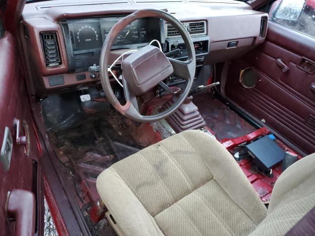 1N6SD11S2MC400744 - 1991 NISSAN TRUCK SHORT WHEELBASE RED photo 8