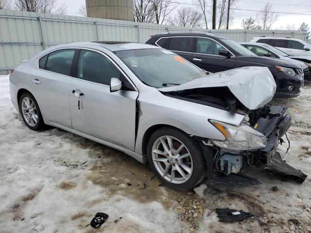 1N4AA5AP5BC808118 - 2011 NISSAN MAXIMA S SILVER photo 4