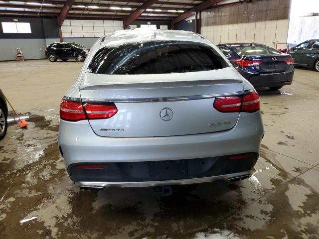 4JGED6EB1HA058255 - 2017 MERCEDES-BENZ GLE COUPE 43 AMG SILVER photo 6