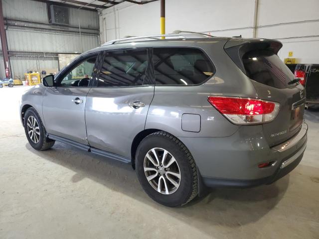 5N1AR2MN2FC667148 - 2015 NISSAN PATHFINDER S GRAY photo 2