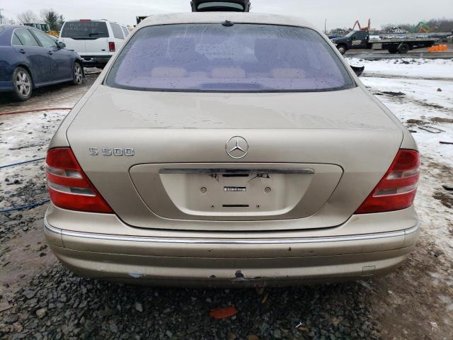 WDBNG70JX1A168063 - 2001 MERCEDES-BENZ S 430 GOLD photo 6