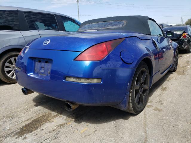 JN1AZ36A85M755864 - 2005 NISSAN 350Z ROADSTER BLUE photo 4