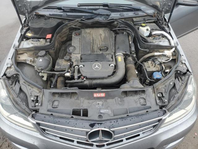 WDDGF4HB6EA961705 - 2014 MERCEDES-BENZ C 250 SILVER photo 11