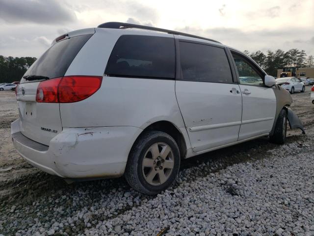 5TDZK22C18S210880 - 2008 TOYOTA SIENNA XLE WHITE photo 3