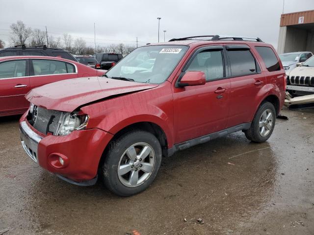 1FMCU9EG0CKC30217 - 2012 FORD ESCAPE LIMITED RED photo 1