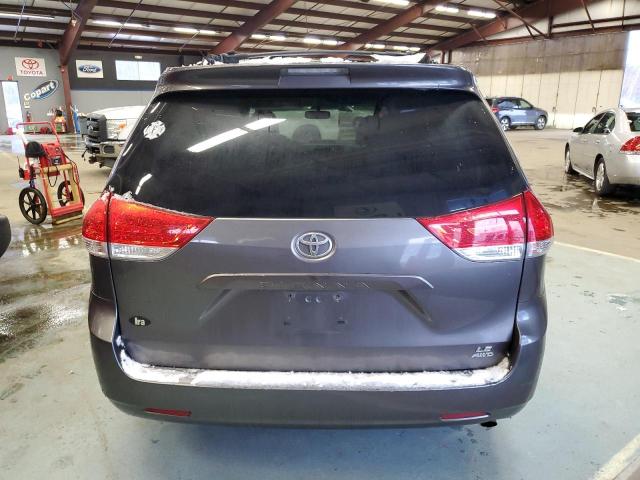 5TDJK3DC9BS017299 - 2011 TOYOTA SIENNA LE GRAY photo 6