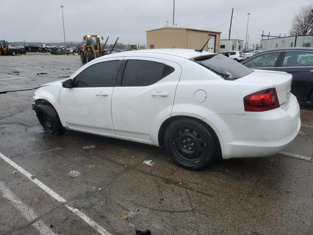 1C3CDZAB8EN215047 - 2014 DODGE AVENGER SE WHITE photo 2