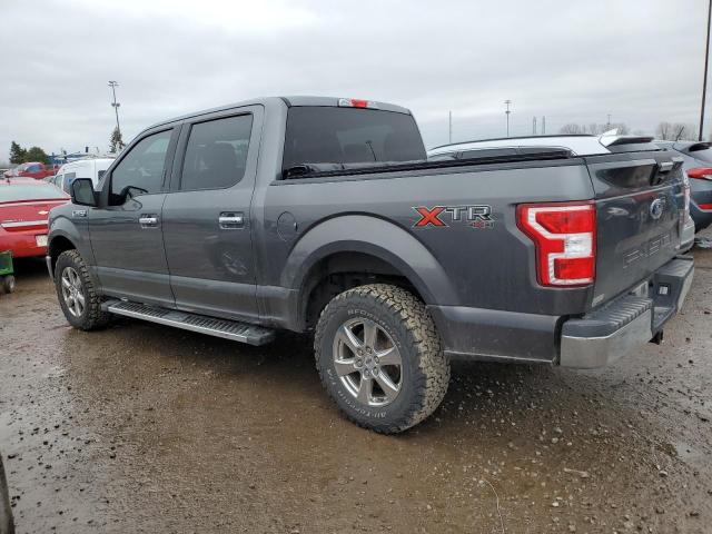 1FTEW1EPXJFA24286 - 2018 FORD F150 SUPERCREW GRAY photo 2