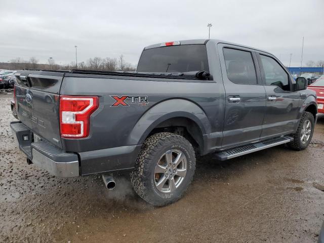 1FTEW1EPXJFA24286 - 2018 FORD F150 SUPERCREW GRAY photo 3