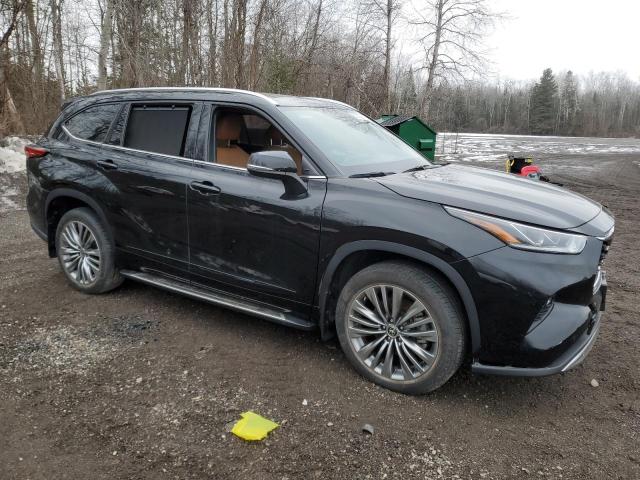 5TDFZRBH5MS115834 - 2021 TOYOTA HIGHLANDER PLATINUM BLACK photo 4