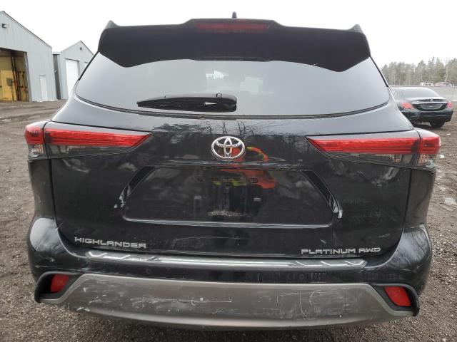 5TDFZRBH5MS115834 - 2021 TOYOTA HIGHLANDER PLATINUM BLACK photo 6