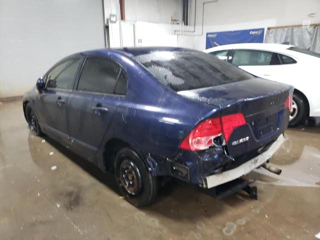 1HGFA16596L110845 - 2006 HONDA CIVIC LX BLUE photo 2