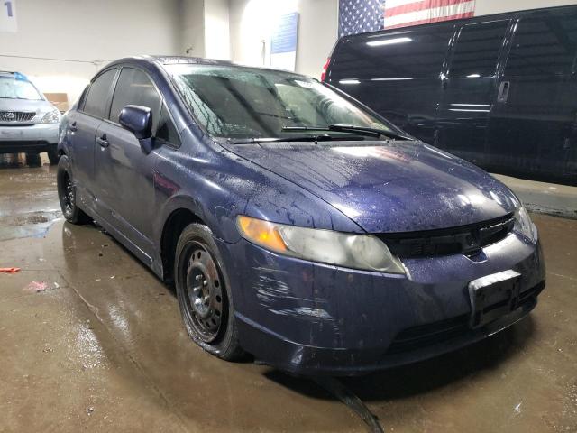 1HGFA16596L110845 - 2006 HONDA CIVIC LX BLUE photo 4