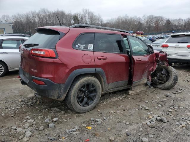 1C4PJMBS7FW578152 - 2015 JEEP CHEROKEE TRAILHAWK BURGUNDY photo 3