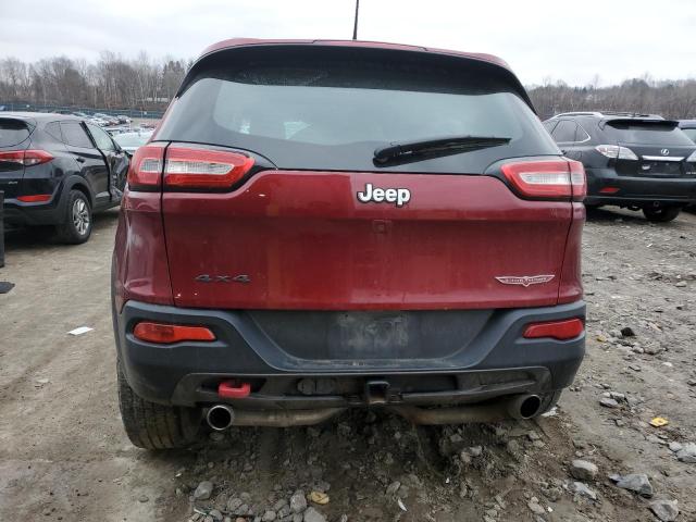 1C4PJMBS7FW578152 - 2015 JEEP CHEROKEE TRAILHAWK BURGUNDY photo 6