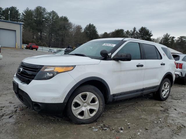 1FM5K8AR1EGA70953 - 2014 FORD EXPLORER POLICE INTERCEPTOR WHITE photo 1