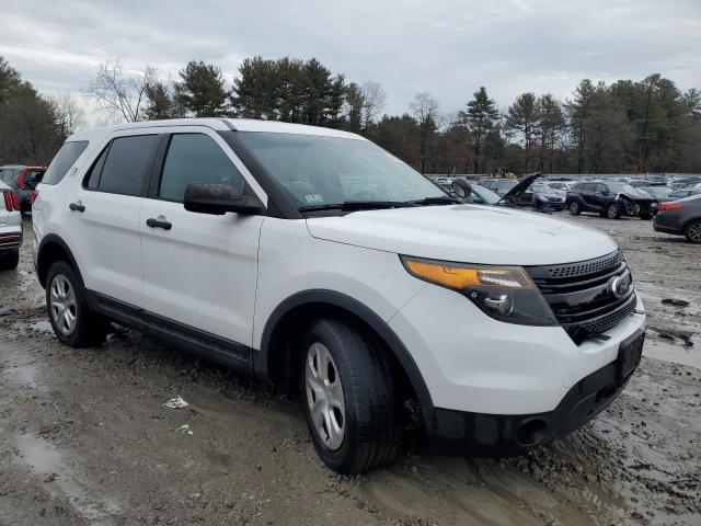 1FM5K8AR1EGA70953 - 2014 FORD EXPLORER POLICE INTERCEPTOR WHITE photo 4