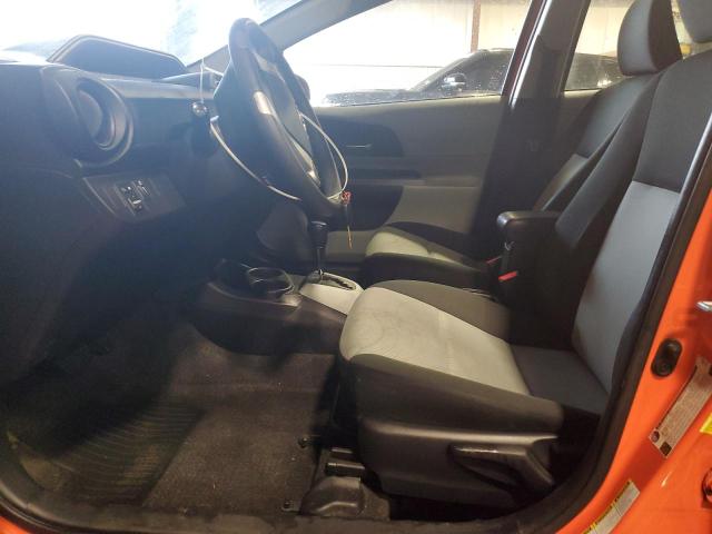 JTDKDTB35D1035803 - 2013 TOYOTA PRIUS C ORANGE photo 7