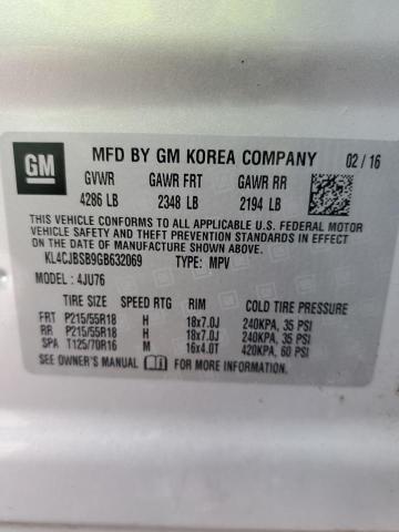 KL4CJBSB9GB632069 - 2016 BUICK ENCORE CONVENIENCE 银色 照片 14