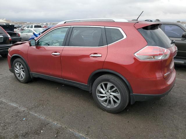 5N1AT2MTXEC819255 - 2014 NISSAN ROGUE S BURGUNDY photo 2