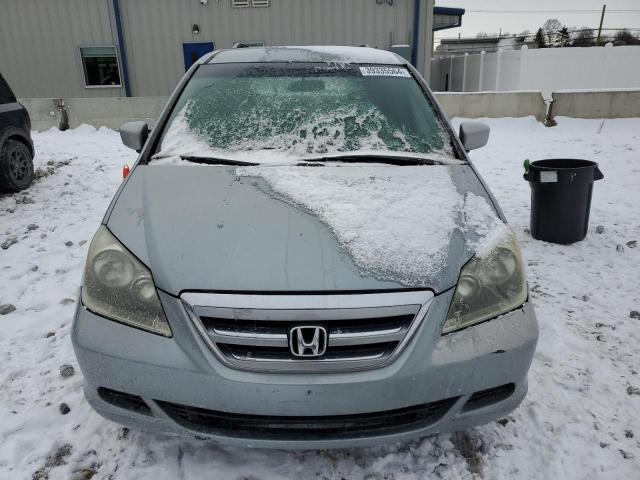 5FNRL38415B054522 - 2005 HONDA ODYSSEY EX GRAY photo 5