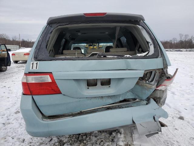 5FNRL38415B054522 - 2005 HONDA ODYSSEY EX GRAY photo 6