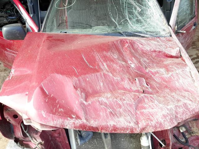 1GTCS196158255916 - 2005 GMC CANYON RED photo 11