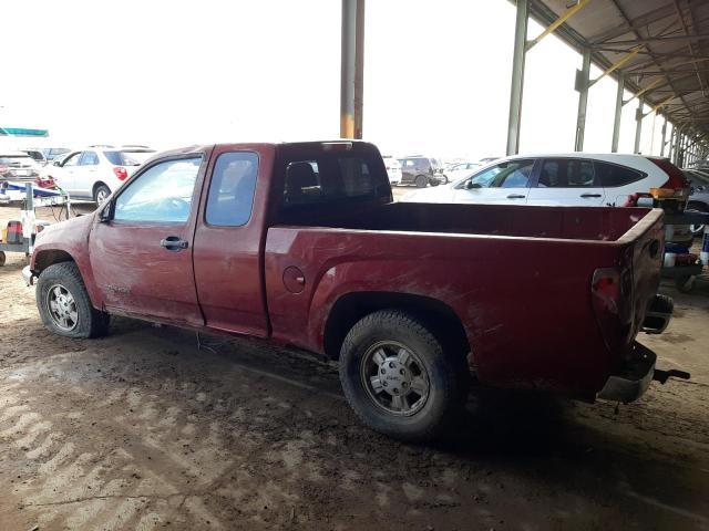 1GTCS196158255916 - 2005 GMC CANYON RED photo 2
