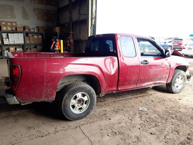 1GTCS196158255916 - 2005 GMC CANYON RED photo 3
