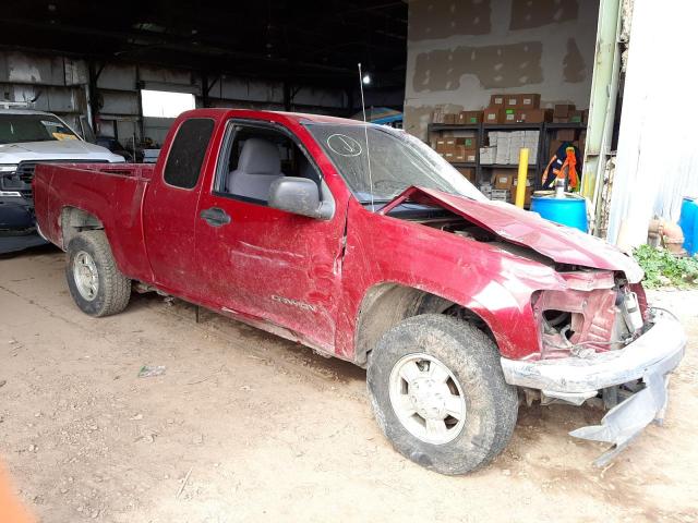 1GTCS196158255916 - 2005 GMC CANYON RED photo 4