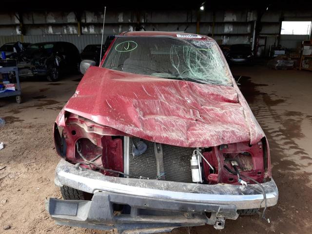 1GTCS196158255916 - 2005 GMC CANYON RED photo 5