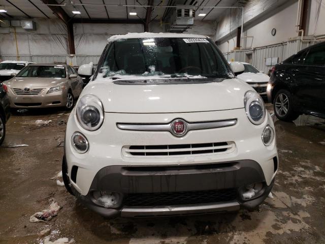 ZFBCFADH9EZ015636 - 2014 FIAT 500L TREKKING WHITE photo 5