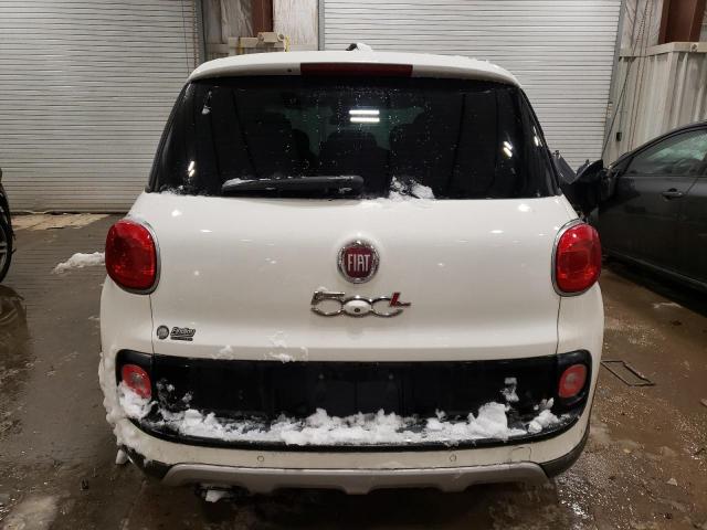 ZFBCFADH9EZ015636 - 2014 FIAT 500L TREKKING WHITE photo 6