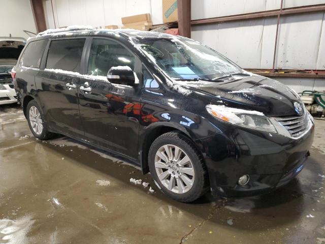 5TDDK3DC9FS112982 - 2015 TOYOTA SIENNA XLE BLACK photo 4