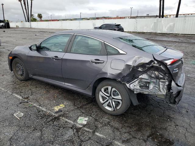 19XFC2F52JE001790 - 2018 HONDA CIVIC LX GRAY photo 2