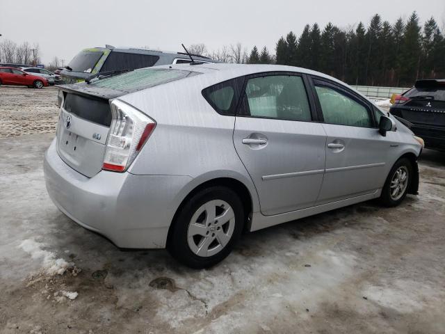 JTDKN3DUXA0118972 - 2010 TOYOTA PRIUS SILVER photo 3