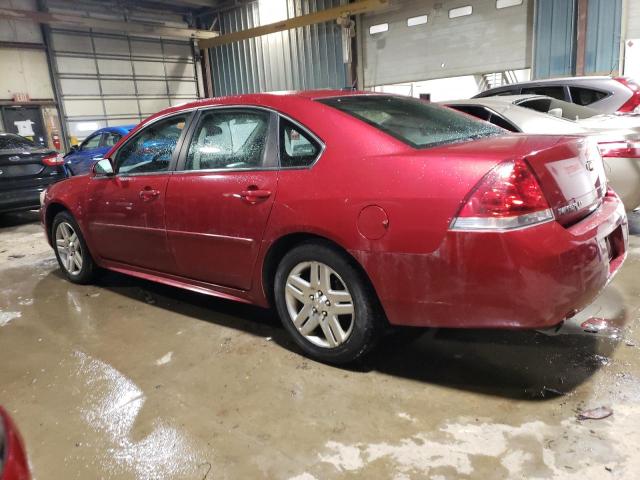 2G1WB5E33E1116706 - 2014 CHEVROLET IMPALA LIM LT RED photo 2