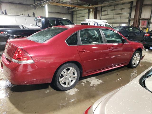 2G1WB5E33E1116706 - 2014 CHEVROLET IMPALA LIM LT RED photo 3