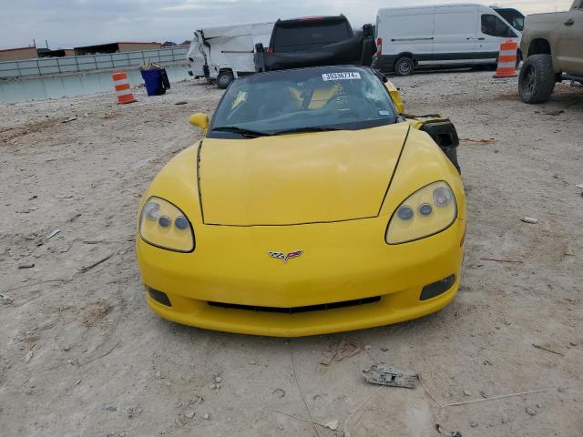 1G1YY36U875137040 - 2007 CHEVROLET CORVETTE YELLOW photo 5