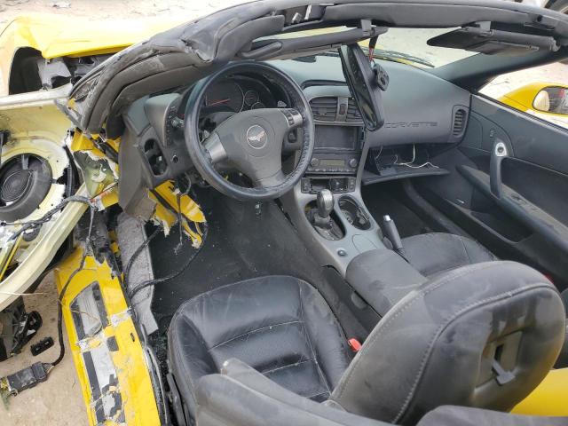 1G1YY36U875137040 - 2007 CHEVROLET CORVETTE YELLOW photo 8