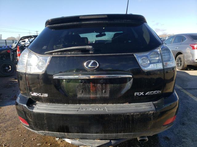 JTJHW31U882861525 - 2008 LEXUS RX 400H BLACK photo 6