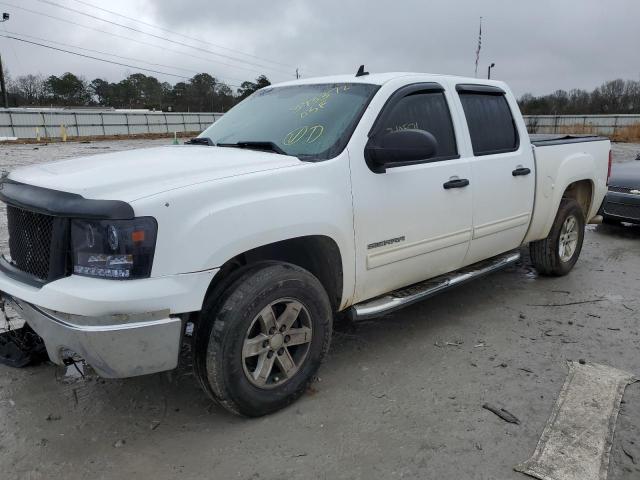 3GTRCVE08AG209987 - 2010 GMC SIERRA C1500 SLE WHITE photo 1