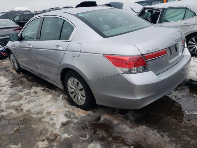 1HGCP2F38CA145728 - 2012 HONDA ACCORD LX SILVER photo 2