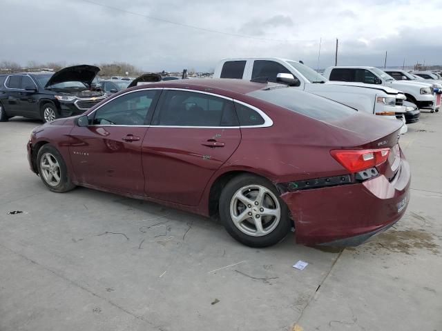 1G1ZB5ST8GF246655 - 2016 CHEVROLET MALIBU LS MAROON photo 2