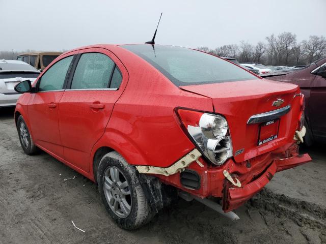 1G1JC5SH3E4202111 - 2014 CHEVROLET SONIC LT RED photo 2