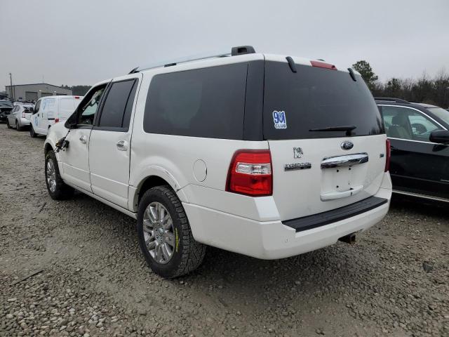 1FMJK1K5XEEF32360 - 2014 FORD EXPEDITION EL LIMITED WHITE photo 2