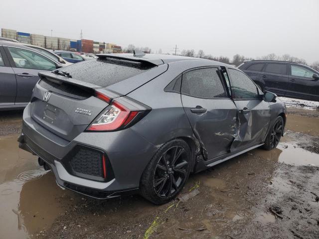 SHHFK7H98JU228913 - 2018 HONDA CIVIC SPORT TOURING GRAY photo 3