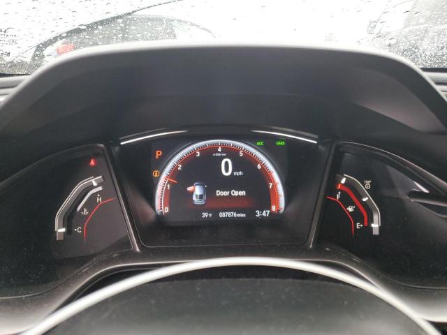 SHHFK7H98JU228913 - 2018 HONDA CIVIC SPORT TOURING GRAY photo 9