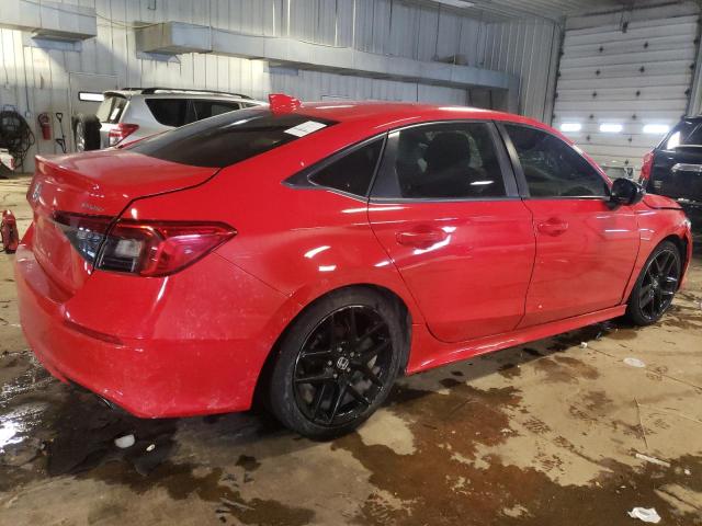 2HGFE2F51NH558258 - 2022 HONDA CIVIC SPORT RED photo 3