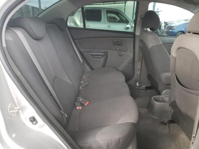 KNADE123886356122 - 2008 KIA RIO BASE SILVER photo 10